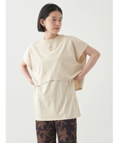 AMERICAN HOLIC レイヤードフレンチスリーブカットチュニック