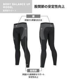 CW-X 【MEN】 CW-X スポーツタイツ 股関節・腰サポート 下半身の軸がブレにくい 球技 陸上 ロング 足首丈 3Lサイズまで対応 大きいサイズ メンズ HOO509 /ワコール