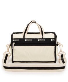 LeSportsac MINI DUFFEL CROSSBODY/スペクテイターサンドバー/ブラック