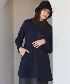 Tiaclasse L 【洗える】ダンボールフレアコート