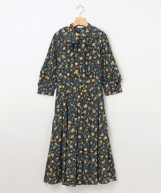 組曲 カッティングローズプリント ワンピース