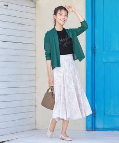 Tiaclasse 【洗える】立体刺繍ロゴTシャツカットソー