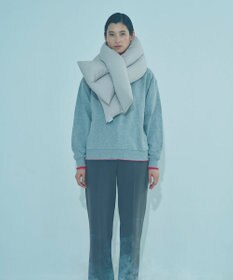 KWD 【日本製】DOWN SCARF グリーンダウン ダウンスカーフ