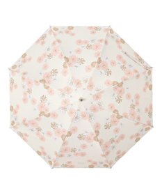 MOONBAT 【軽量】PAUL & JOE 晴雨兼用日傘 長傘 総柄クリザンテーム 一級遮光 遮熱 UV