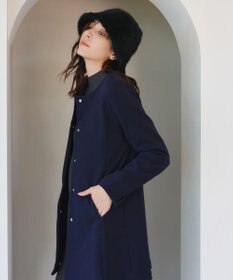 Tiaclasse L 【洗える】ダンボールフレアコート