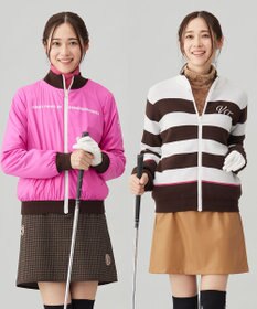 23区GOLF 【WOMEN】リバーシブルニットブルゾン