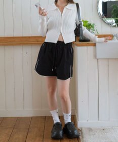 WEGO Wジップコンパクトニットカーデ