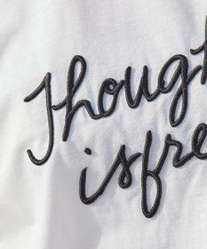 Tiaclasse 【洗える】立体刺繍ロゴTシャツカットソー