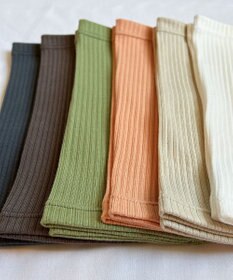 ORuKuBET organic cotton rib wrist cover 【 UVカット・オーガニックコットン・日本製 】
