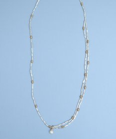 monshiro シルバーグラスネックレス(ススキネックレス)