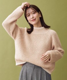 ANY L 【5色展開】バイカラーMIXニット