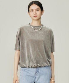 自由区 L 【SHIHOさん着用】シアーベロア カットソー