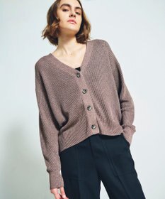 GRACE CONTINENTAL ラメニットカーディガン