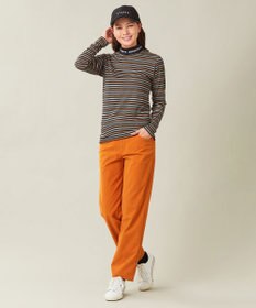 23区GOLF 【WOMEN】エニワイズ ジャガード モックネックシャツ