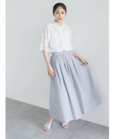 Te chichi レースカフスハーフスリーブブラウス