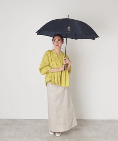 MOONBAT 【WEB限定】POLO RALPH LAUREN（ポロ ラルフローレン）ポロベア×チェックパイピング 無地 FLAG BEAR 長傘 8本骨