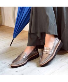 MODE ET JACOMO <carino>【レイン】ポインテッドコインローファー