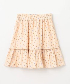 組曲 KIDS 【150-160cm】モノトーン花柄 スカート