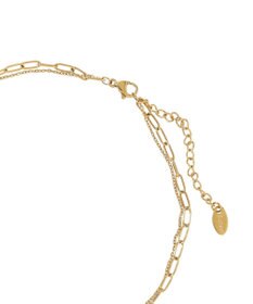 AMERICAN HOLIC 【ステンレス】ドロップトップ２連ネックレス
