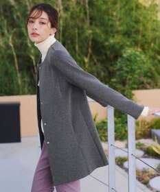 Tiaclasse L 【洗える】ダンボールフレアコート