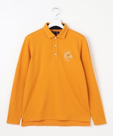 23区GOLF 【MEN】【吸水速乾・UVケア】ハニカムカノコ 長袖ポロシャツ