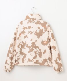 PW CIRCULUS 【WOMEN】ピント柄 ハーフジップ スウェット