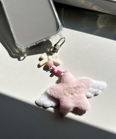 WEGO ふわふわウィングストラップキーホルダー