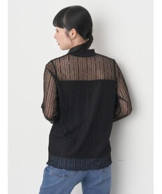 earth music&ecology レースドッキングプルオーバー