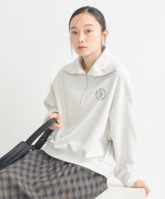 earth music&ecology ハーフＺＩＰプルオーバー