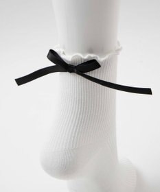 WEGO バックリボンクルーソックス