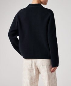 Paul Smith コントラストステッチ ミラノリブ ニットブルゾン