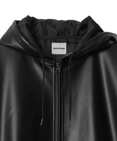 WEGO エコレザーフードブルゾン