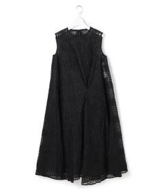 23区 【エステータ】シャドーチェック アシンメトリー ワンピース