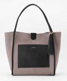 united bamboo フェイクボアリバーシブルトート