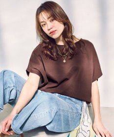 ANY プレミアムコットンコクーンプルオーバー ブラウン