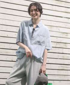 Green Parks 半袖シアーデニムシャツ