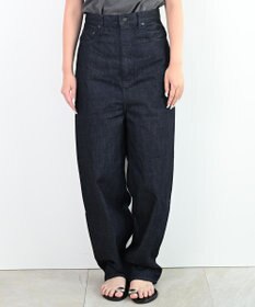 woadblue サルエル ブレットデニムパンツ リジッドブルー