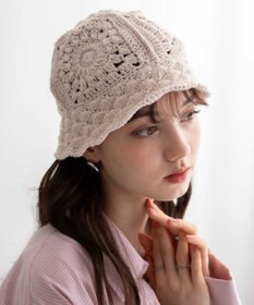 WEGO クロシェニットハット