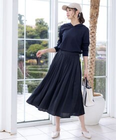 Tiaclasse L 【洗える】パーカードッキングワンピース