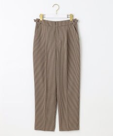 ANY SIS 【洗える】サイドバックルタックテーパード パンツ
