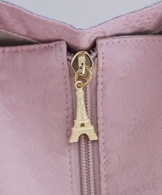 Maison de FLEUR トリコロールフリルハンドルトートバッグ