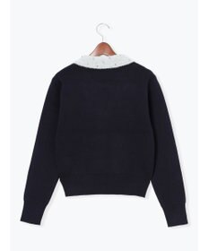 Te chichi ラメフェザーデコラカラーニット