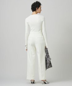 ICB L 【CLASSY.1月号掲載・洗える】ハイゲージリブベーシック プルオーバーニット