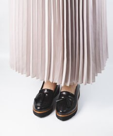 BONTRE 【BONTRE/ボントレ】厚底キルトタッセルローファー/16952-UA