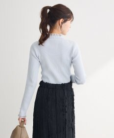 Green Parks ・ｓｗｉｎｇ　ｂｙ　シフォンフリルリブハイネック