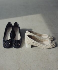 TOCCA CROCHET WITH RIBBON PUMPS パンプス