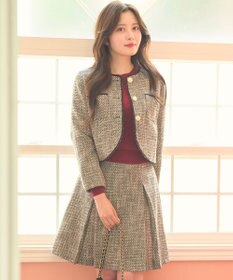 Feroux 【セットアップ対応】ツイードミニ スカート