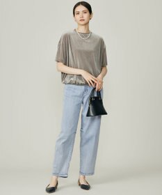 自由区 L 【SHIHOさん着用】シアーベロア カットソー