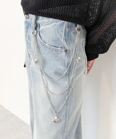 WEGO LパールMIXチャームウォレットチェーン