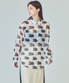 GRACE CONTINENTAL シアーCatブラウス